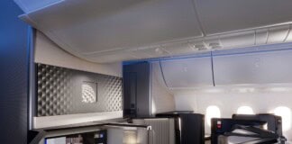 United Polaris Studio B787-9 - Kabine