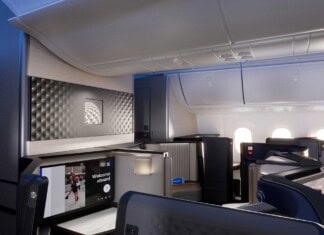 United Polaris Studio B787-9 - Kabine