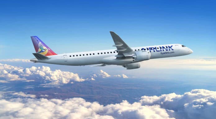 Luftfahrt in Afrika: Airlink setzt auf Embraer E195-E2 Airlink Embraer E195-E2