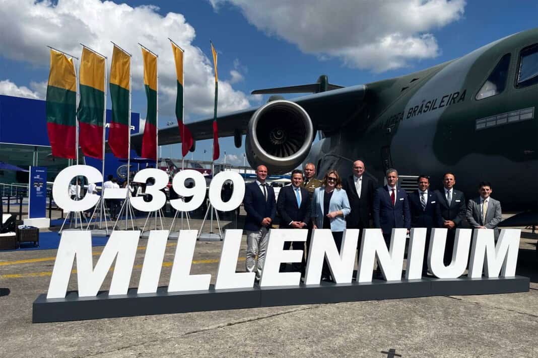 Litauen hat sich für das Transportflugzeug C-390 Millennium von Embraer entschieden, um seine militärische Einsatzbereitschaft zu stärken