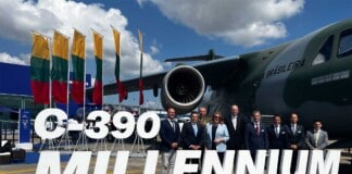 Lithuania has chosen Embraer's C-390 Millennium transport aircraft to strengthen its military readiness