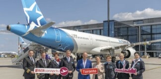 New long-haul flight for BER: Air Transat flies twice a week from BER to Toronto in Canada.