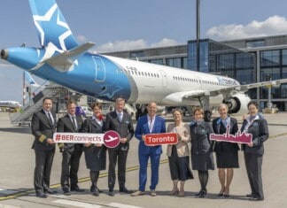 Neue Langstrecke für den BER: Air Transat fliegt zweimal pro Woche vom BER nach Toronto in Kanada.