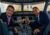 Ian Malin (links), Chief Financial Officer Wizz Air, und Dan Edelman von American Express.