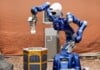 DLR robot Rollin’ Justin picks up sample containers