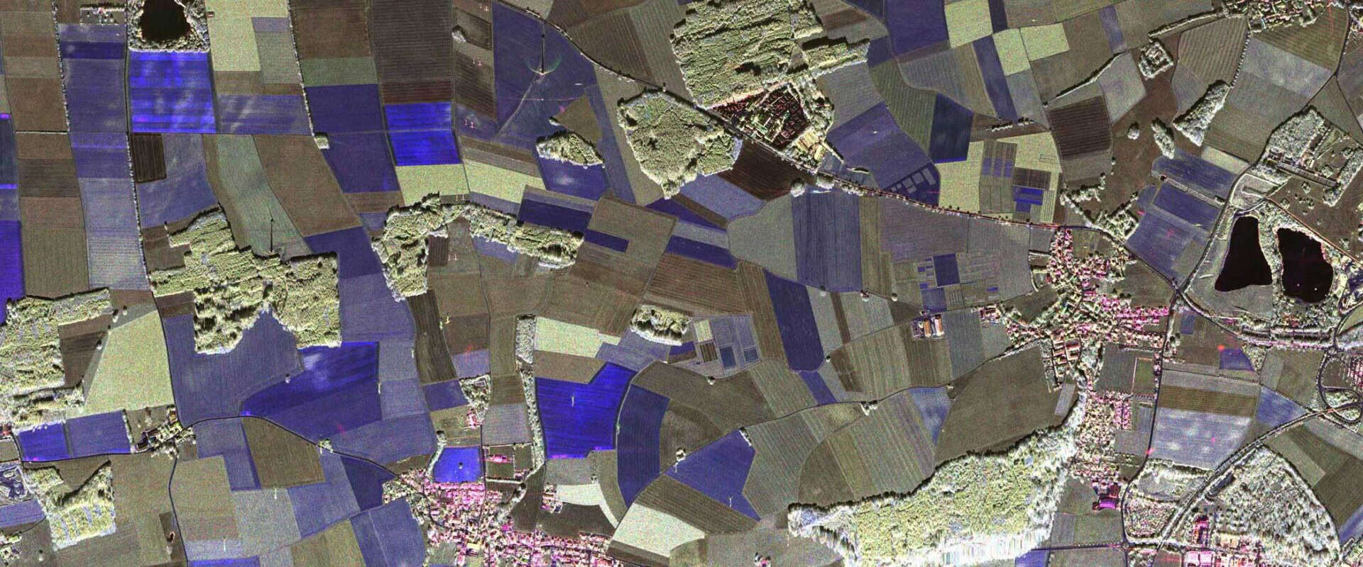 Radar image over the Puch measuring area in X-band