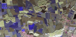 Radaraufnahme über dem Messgebiet Puch im X-Band