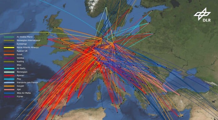 Low-Cost-Luftverkehr: Analyse, Trends und Entwicklungen Streckennetz Low-Cost-Carrier Flüge auf 504 Strecken