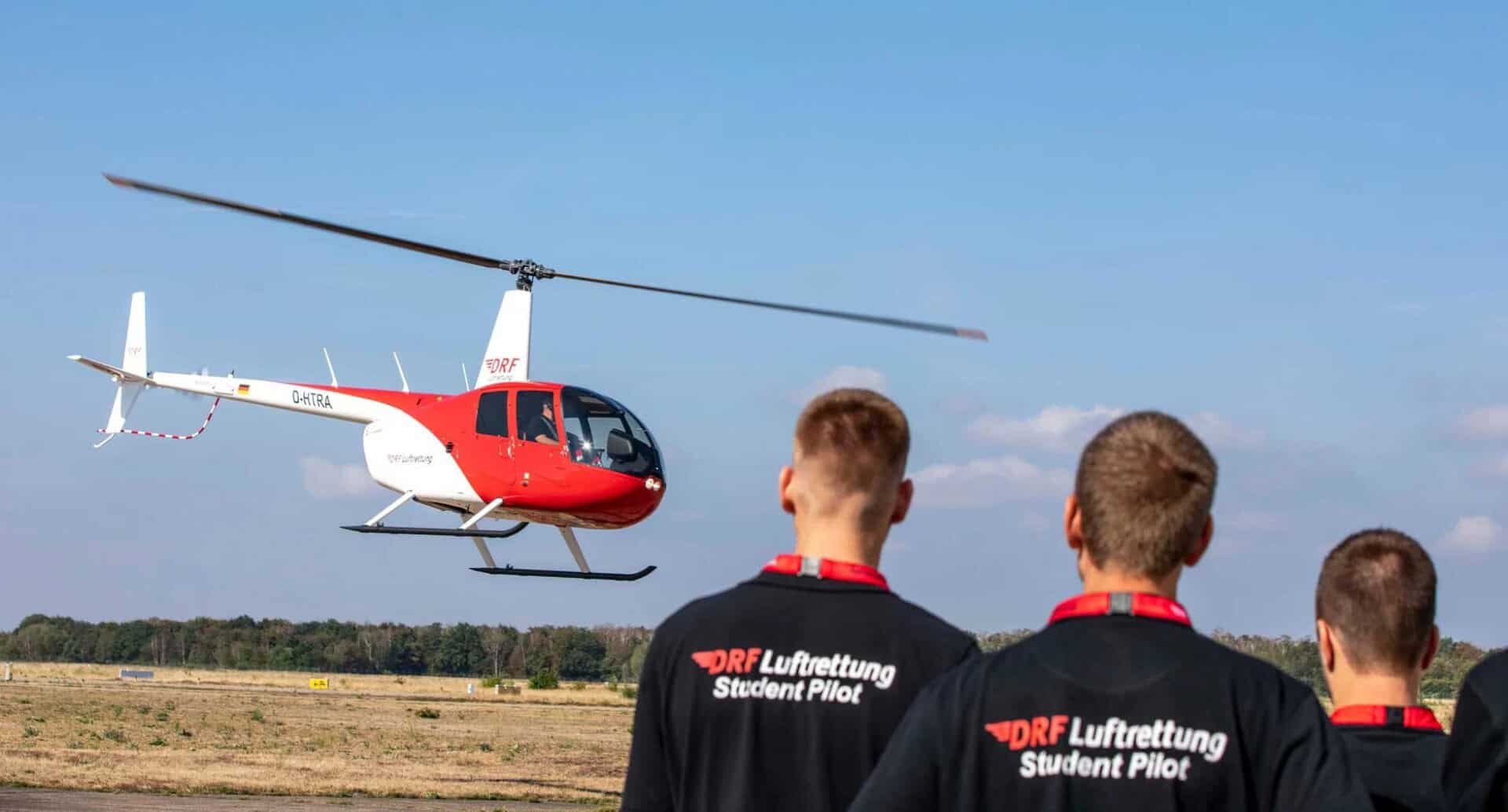 The flight students of the DRF Academy train on Robinson R44 Raven II helicopters under the guidance of experienced flight instructors
