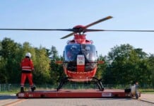 Eine H135, wie sie als Christoph 44 im Dienst ist.