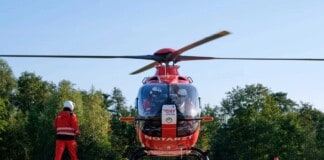 Eine H135, wie sie als Christoph 44 im Dienst ist.
