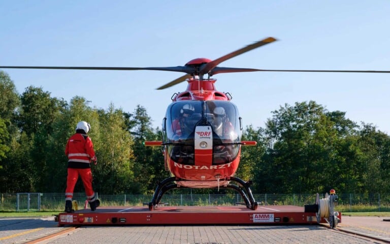 An H135, in service as Christoph 44.