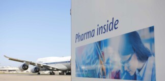 Thermotransporter auf dem Vorfeld