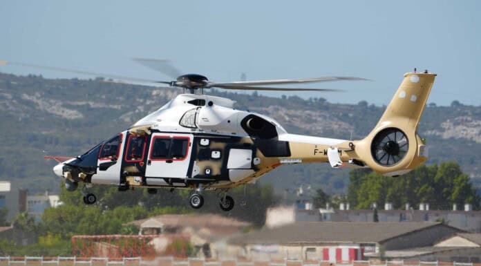 Flugtests des Airbus H160M Guépard für das französische Militär Airbus H160M Guépard