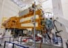 Satellite MetOp-SG-A1 with the METimage instrument in the clean room at Airbus