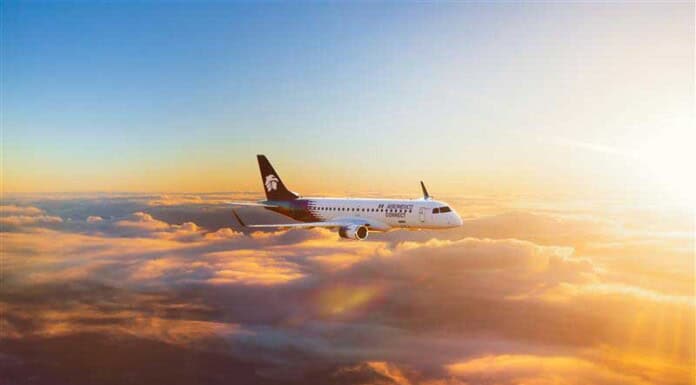 Aeromexico bringt Viasat Highspeed Internet in Embraer E190 Flotte Embraer E190 Aeromexico