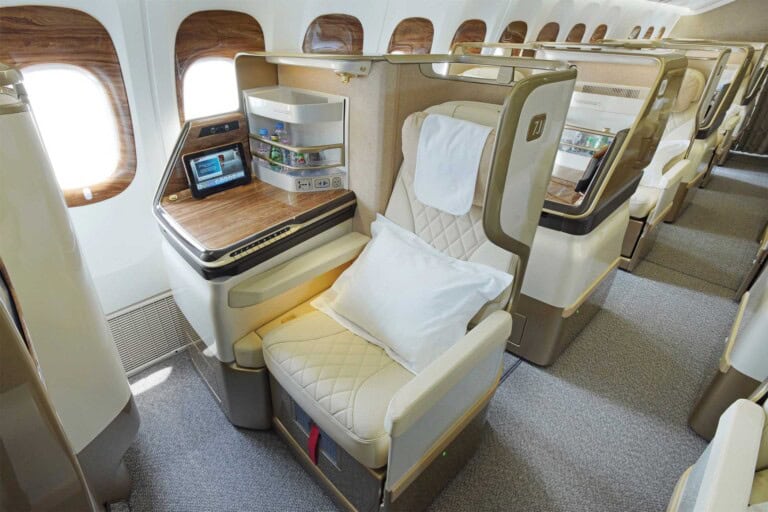 Emirates Premium Economy Class einer Boeing B777