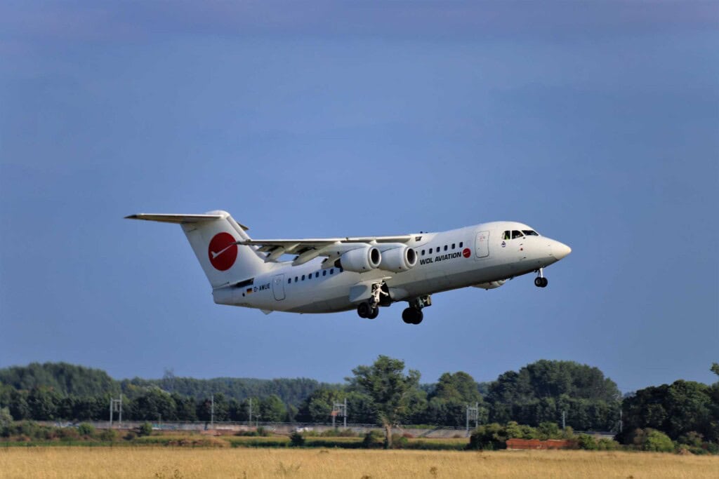 BAe146 der WDL