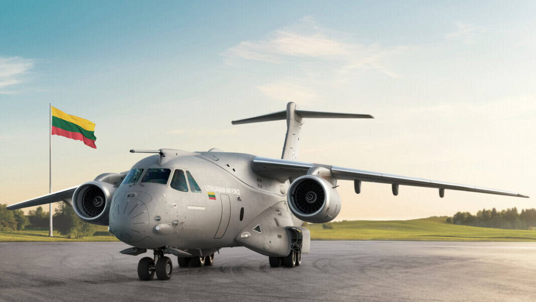 Embraer C-390 Militärtransportflugzeug der lithauischen Air Force