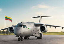 Embraer C-390 Militärtransportflugzeug der lithauischen Air Force