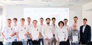 Die beiden Gewinnerteams ASCLERA und AETHER bei der Siegerehrung der DLR Design Challenge 2025