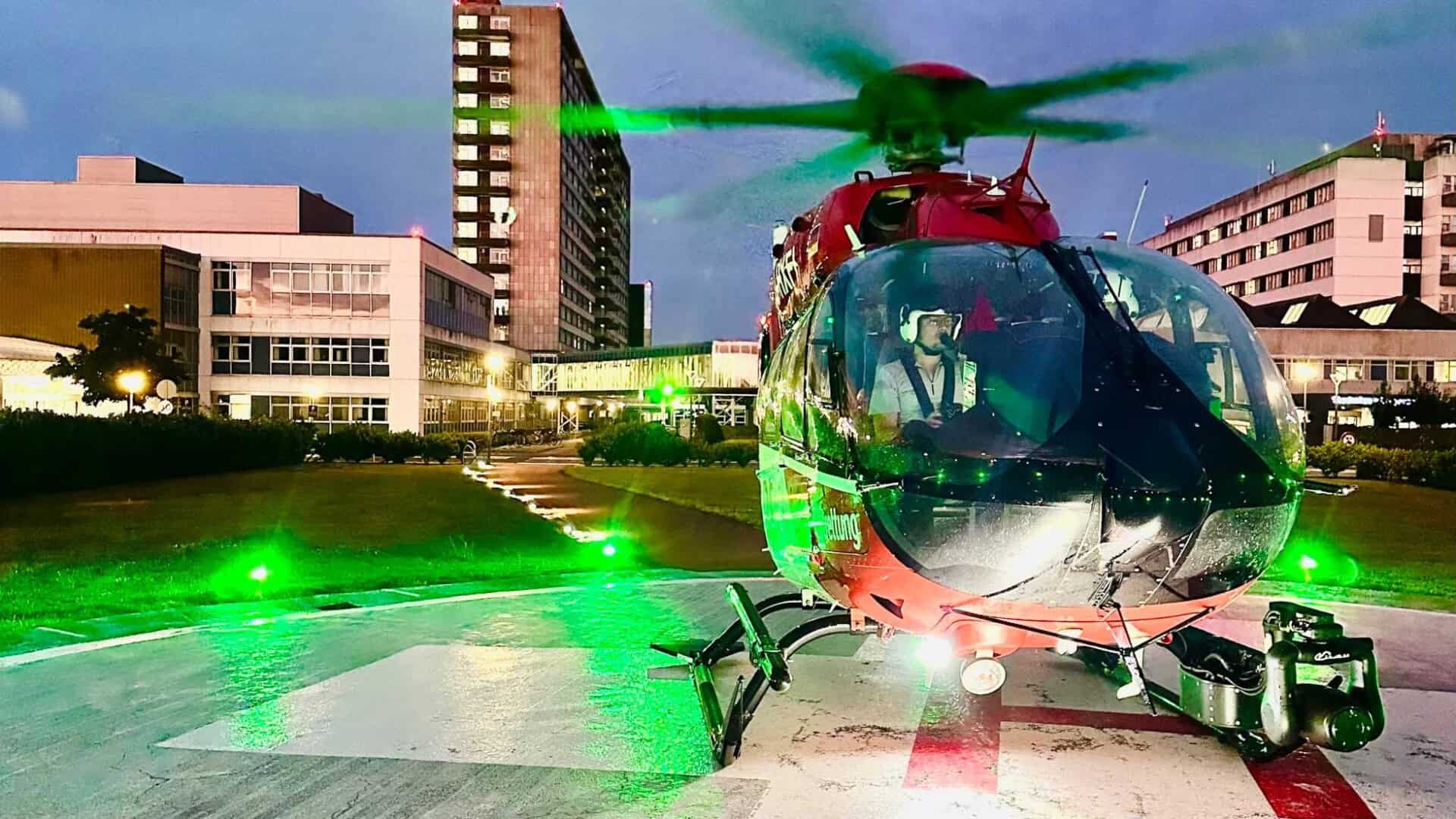 Grenzenlose Hilfe aus der Luft: Christoph Europa 5 fliegt jetzt auch nachts lebensrettende Einsätze in Dänemark