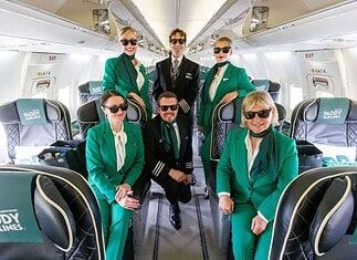 Ready for departure - in the Paddy Fairlines look for the European Championships.
