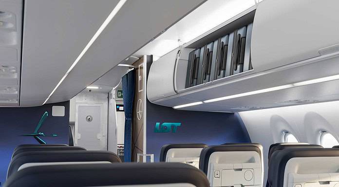 LOT Polish Airlines: Airbus A220 erhält neues Kabinendesign LOT Polish Airlines stellt neues Kabinendesign für Airbus A220 vor