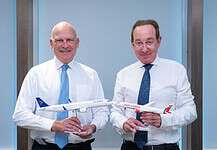 Campbell Wilson, Air India (r) - Peter Foster, Air Astana (l)