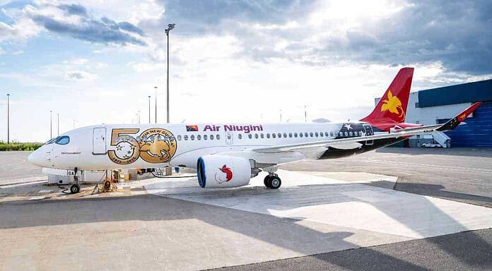 Air Niugini nimmt A220-300 in Betrieb: Meilenstein für Effizienz und Nachhaltigkeit Air Niugini Airbus A220-300