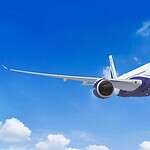 Rendering des Airbus A350-900 in IndiGo-Lackierung