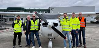 Erstbetankung mit Swift 100R am Flughafen Mönchengladbach
