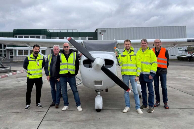 Erstbetankung mit Swift 100R am Flughafen Mönchengladbach