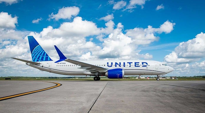 United Airlines hat in Europa neue Ziele in Kroatien, Italien, Schottland und Spanien United Airlines 737-MAX