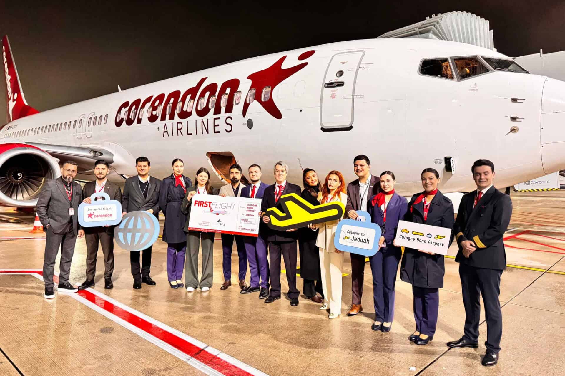 Corendon Airlines - Erster Pilgerflug nach Dschidda ab Köln Bonn