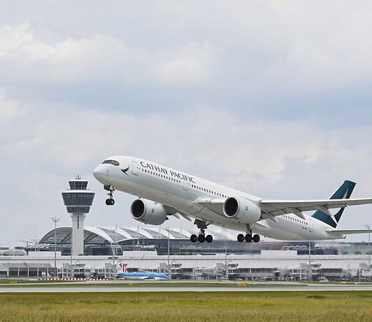 Munich Airport presents winter flight schedule with new destinations and expanded connections Cathay Pacific Airways at Munich Airport