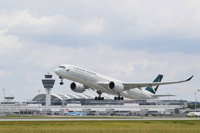 Cathay Pacific Airways am Flughafen München