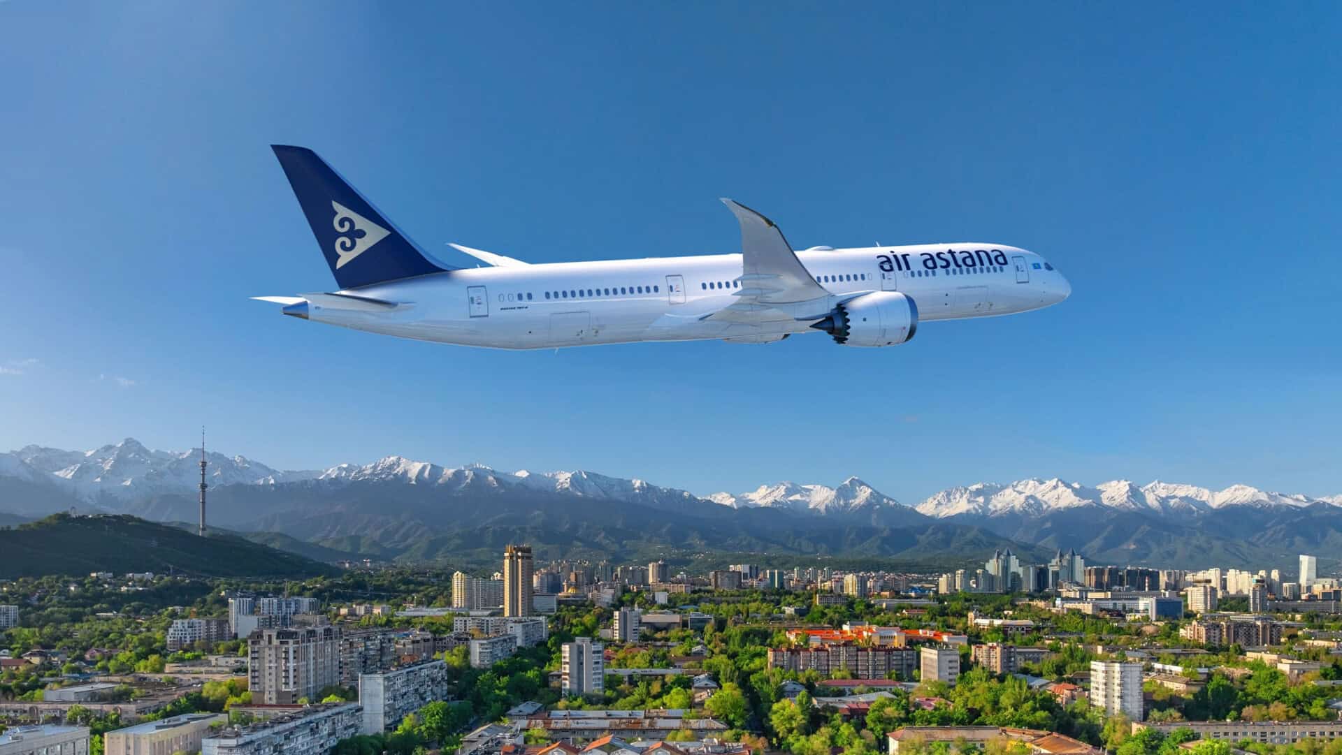 Air Astana Boeing 787-9 (Rendering)