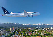 Air Astana plant Flottenerweiterung mit Boeing 787-9 Dreamlinern Air Astana Boeing 787-9 (Rendering)
