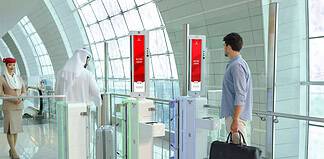 Emirates setzt auf Biometrie am Dubai International Airport Biometrischer Check-In am Dubai International Airport