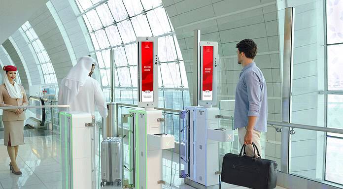 Emirates setzt auf Biometrie am Dubai International Airport Biometrischer Check-In am Dubai International Airport
