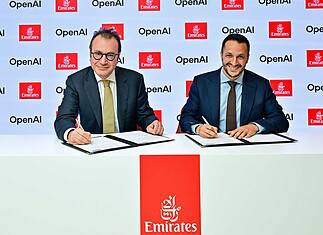 Emirates und OpenAI arbeiten an KI-Innovationen in der Luftfahrt Emirates Group arbeitet mit OpenAI zusammen