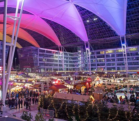 Munich Airport: Christmas market at the Munich Airport Center (MAC) Christmas market and winter market at the Munich Airport Center (MAC)