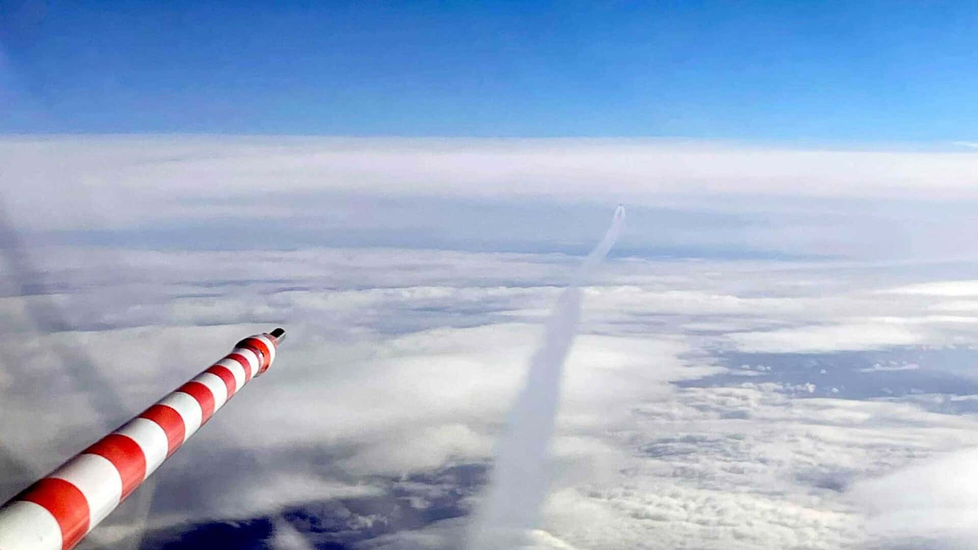 Messung von Kondensstreifen