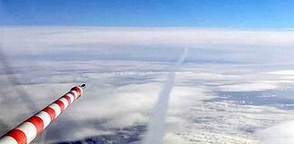 DLR und Partner: Praktische Lösungen gegen klimawirksame Kondensstreifen Messung von Kondensstreifen