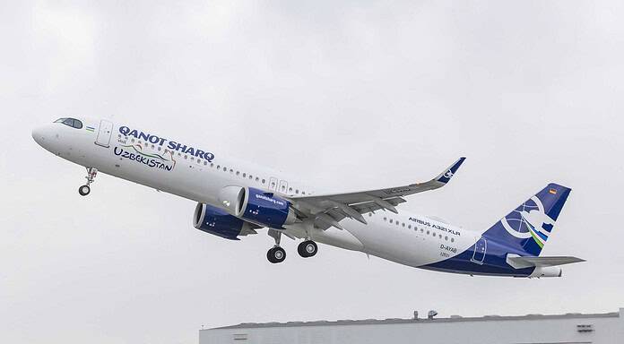 Qanot Sharq receives its first Airbus A321XLR Qanot Sharq Airbus A321XLR