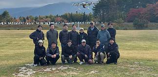 Wingcopter-Vermessungsteam Japan