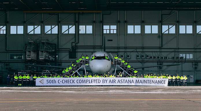 Air Astana 50. C-Check