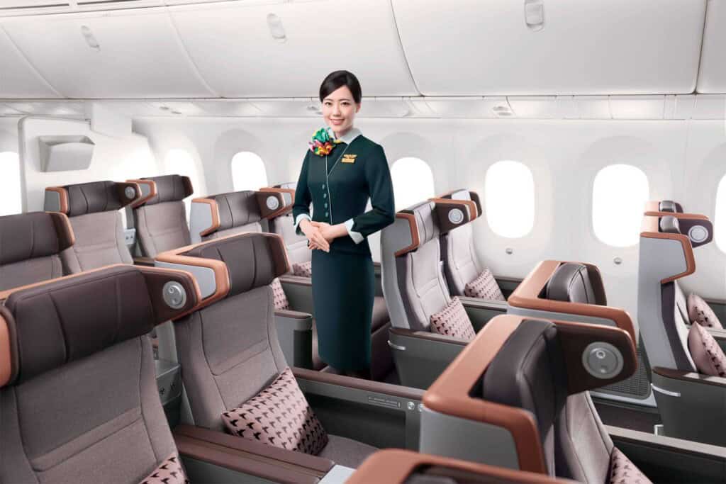 EVA AIR Boeing 787-9 Dreamliner - Kabine