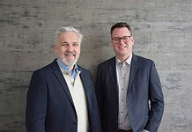 Flughafen Memmingen: Moderates Wachstum für die Zukunft Flughafen Memmingen: Ralf Schmid und Marcel Schütz